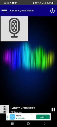 London Greek Radio UK App Screen 3