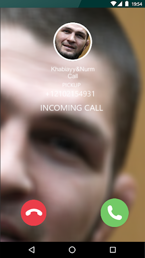 Khabib Fake Chat &Video Call Screen 3