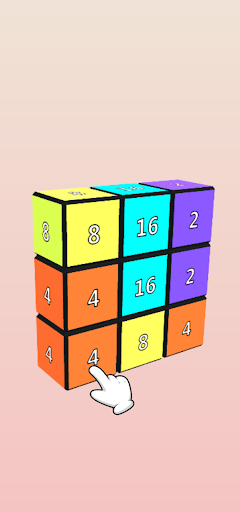 2048 3d  swipe and merge Puzz