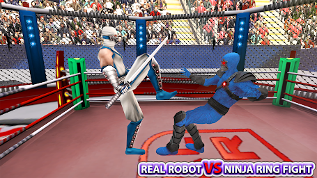 Real Robot Ninja Ring Fight: Fighting Games 2020