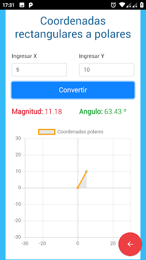 Conversor de coordenadas Rect