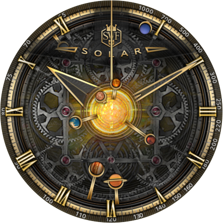 SWF Solar Planets Watch Face screenshot