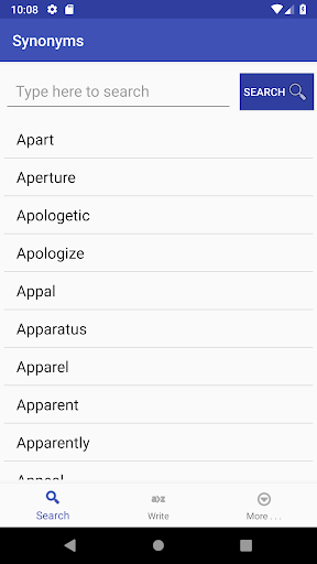 English Synonyms Dictionary  screenshots 1