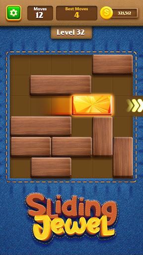 Android application Sliding Jewel screenshort