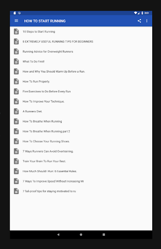 How To Start Running