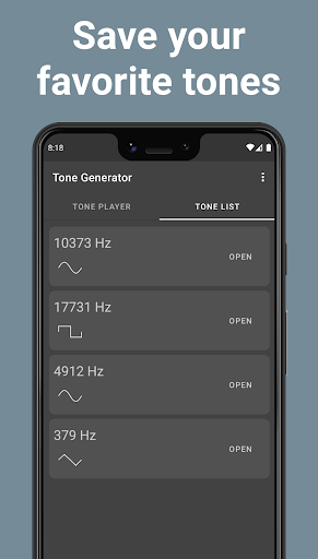 Tone Generator: Frequency & So Screen 2