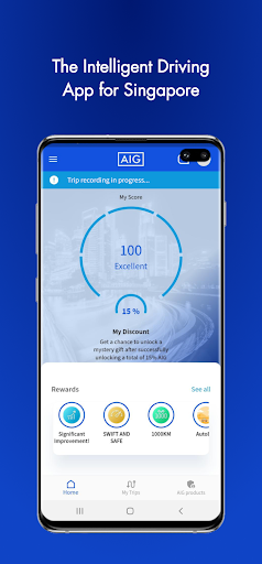Android application AIG On the Go screenshort