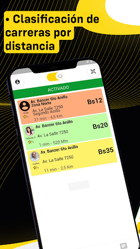 TaxiSha driver Screen 2