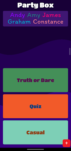Android application Party Box screenshort
