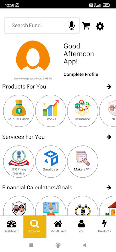 Univesto FinancePro Screen 2