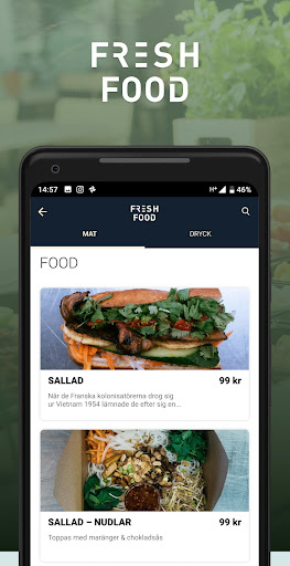 Fresh food - Mat & Dryck Screen 2
