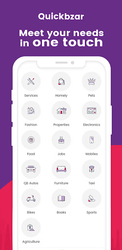 Android application QB - Online Classifieds Ads screenshort