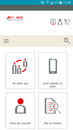 BOC Shop app Screen 2