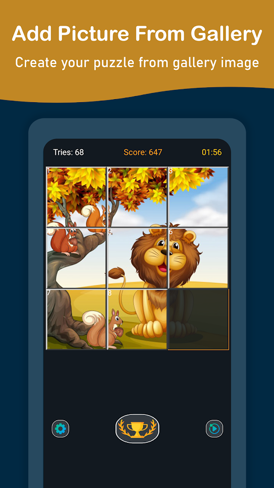 #5. Pro Slide Puzzle Games Offline (Android) Von: guidStar