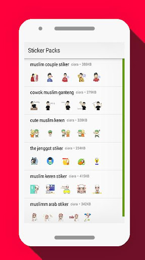 Stiker WA Cowok Muslim Keren