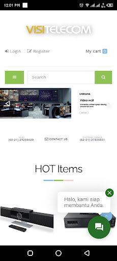 Android application VISITELECOM Indonesia screenshort