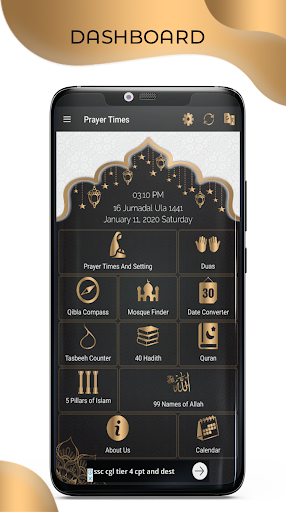 Prayer Times Qibla Compass