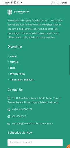 Zantedeschia Property