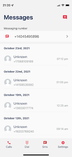 Talkyto - Twilio calls & SMS Screen 2