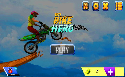 Sky Bike Hero -Bike Stunt Game