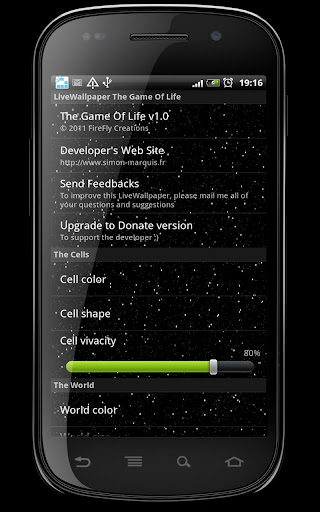 L-W The Game Of Life Donate Screen 3