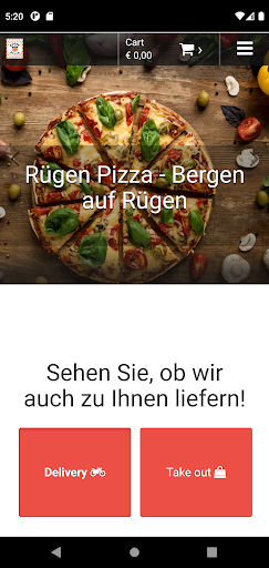 Ruegen Pizza Screen 2