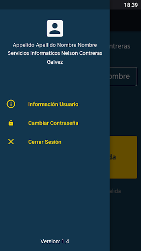 LOGAM Asistencia Mobile Screen 2