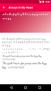Romance Fonts for FlipFont For PC installation