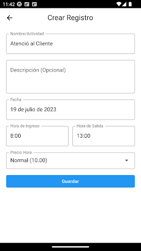 HourWork - Horas de Trabajo Screen 3
