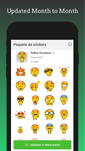 Stickers - Yellow Emoticon