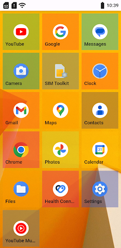 Android application Zither Harp Launcher screenshort