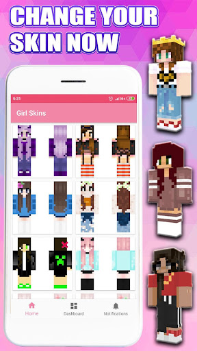 Cute Girls Skins for Minecraft Screen 3
