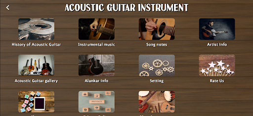 Acoustic Guitar Instrument Screen 3