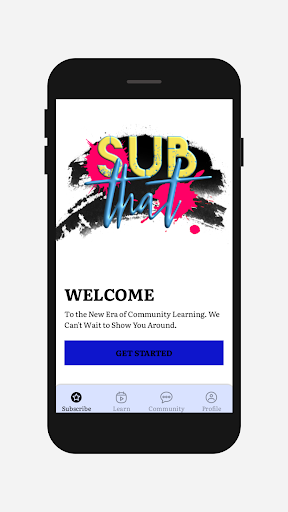 Android application SUB THAT: LEARNING LIBRARY screenshort