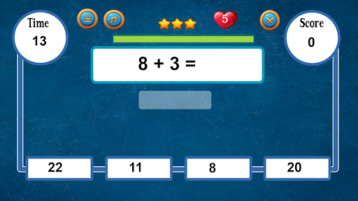Mathgame Addition Subtraction Screen 2