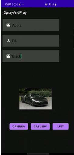 Android application SprayAndPray screenshort