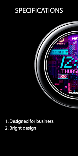 Cyberpunk Pixel Watch Messa