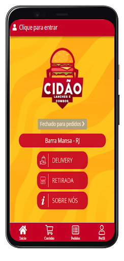 Cidão Lanches Screen 2