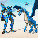 Flying Dragon Robot Transforming Dragon Games Apk