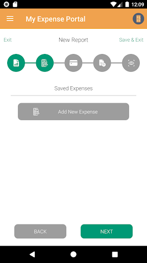 MyExpense Portal Screen 3