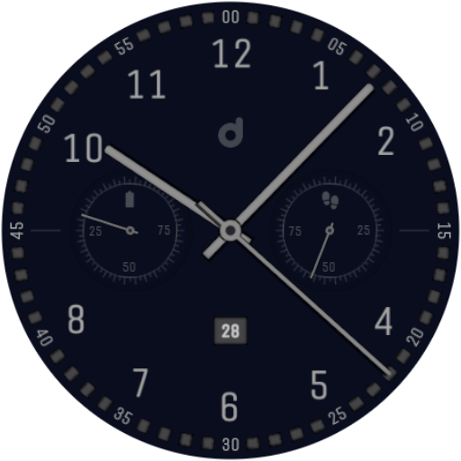DS A004 - Analog watch face Logo