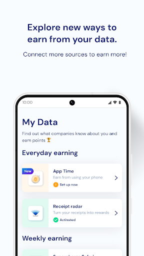Gener8 - Earn From Your Data Screen 3