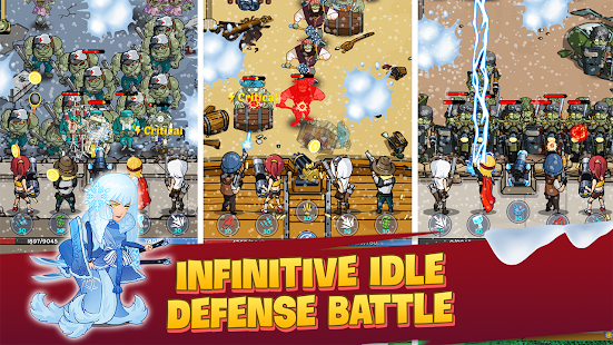 Zombie War Idle Defense Game Screenshot