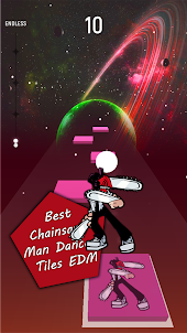Chainsaw Man Dance Tiles Hop