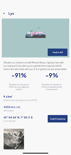 Android application La memoria dei ghiacci screenshort
