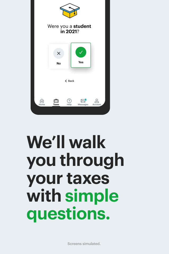 Android application H&R Block Tax Prep screenshort