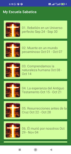 Android application My Escuela Sabatica 2024 screenshort