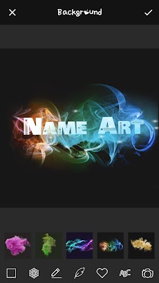 Smoke Effect Art Name & Filterのおすすめ画像1
