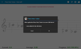 Read notes MIDI/USB support - Piano Note Trainer