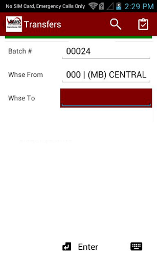 Scanco Warehouse 100 Screen 3